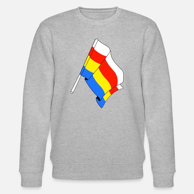 Drapeau : Podlaskie, Pologne - Sweat bio CHANGER Stanley/Stella Unisexe - gris chiné