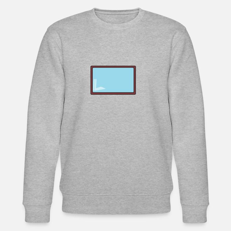 Fernseher / Spiegel / Fenster - Stanley/Stella Unisex Bio-Sweatshirt CHANGER  - Grau meliert