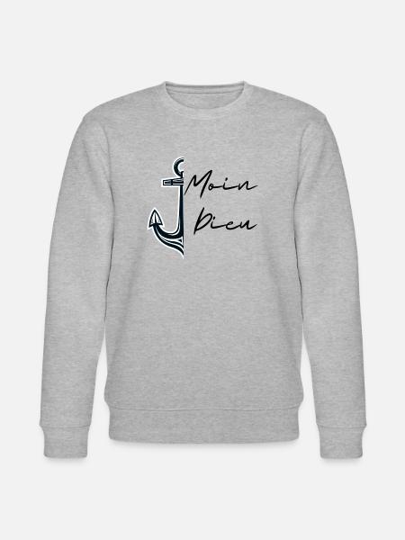 Moin Dieu - Stanley/Stella Unisex Bio-Sweatshirt CHANGER - Grau meliert