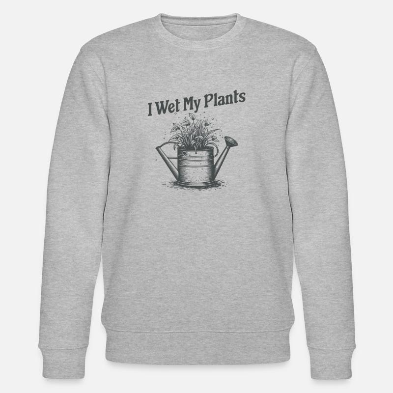 Je mouille mes plantes - Sweat bio CHANGER Stanley/Stella Unisexe - gris chiné