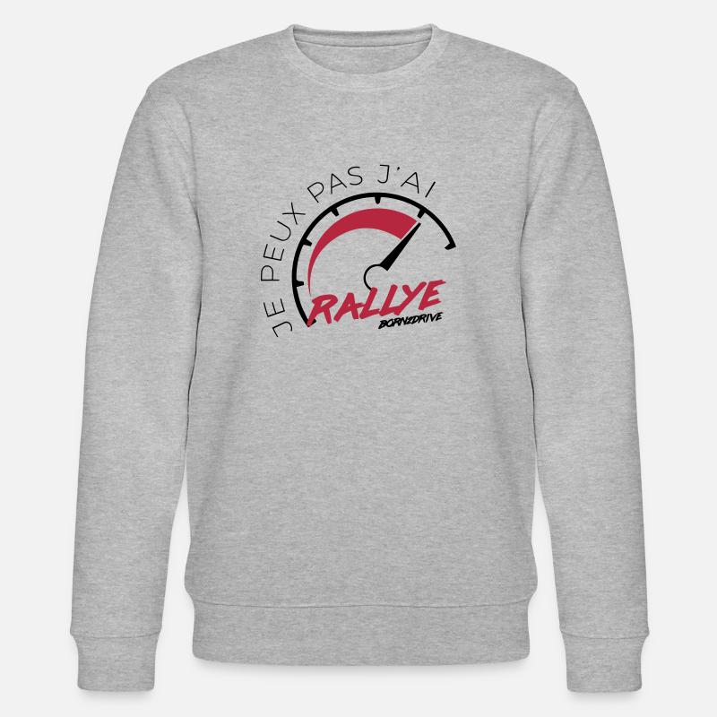 Je peux pas j'ai rallye - Sweat bio CHANGER Stanley/Stella Unisexe - gris chiné