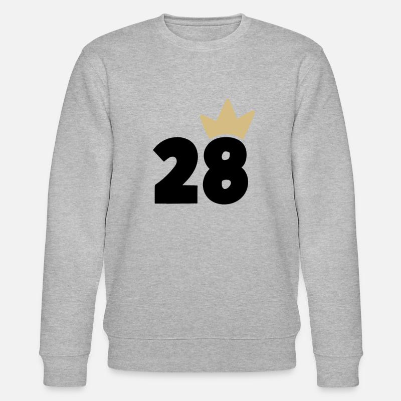 28 Numéro de couronne 28 - Sweat bio CHANGER Stanley/Stella Unisexe - gris chiné