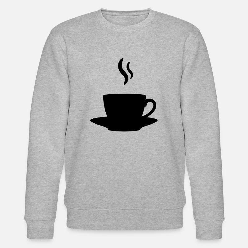 Kaffee oder Tee - Stanley/Stella Unisex Bio-Sweatshirt CHANGER  - Grau meliert