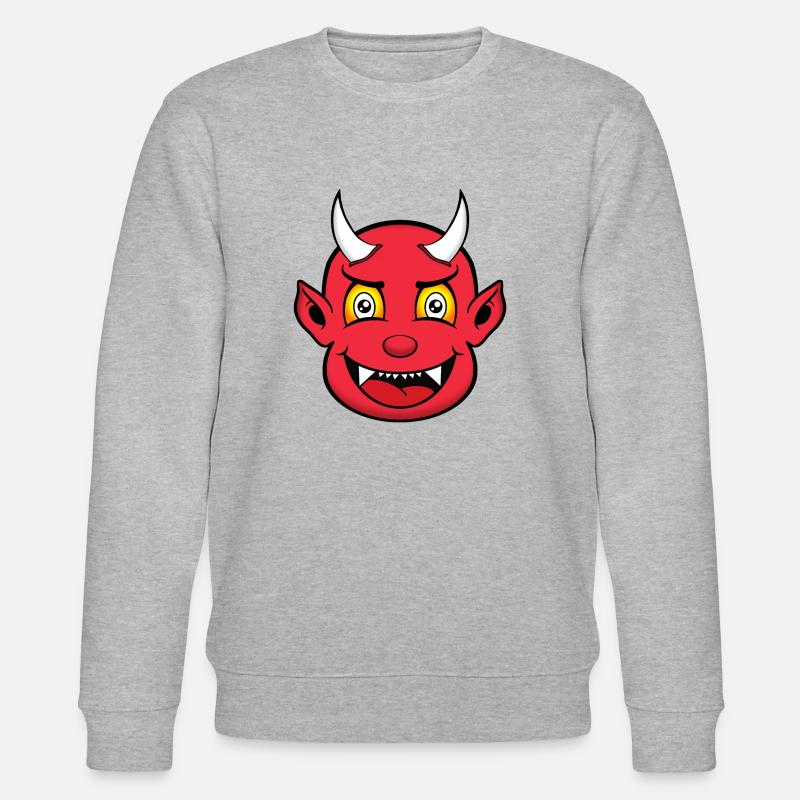 LITTLE DEVIL - Sweat bio CHANGER Stanley/Stella Unisexe - gris chiné