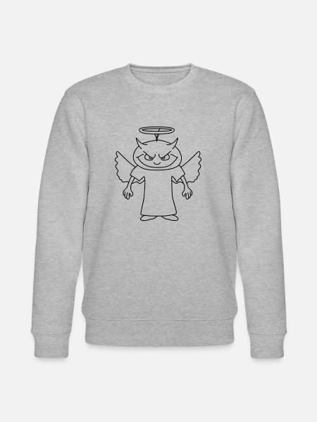 Devil - Stanley/Stella Unisex Bio-Sweatshirt CHANGER - Grau meliert
