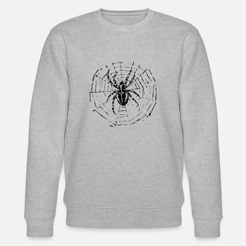 Kreuzspinne - Stanley/Stella Unisex Bio-Sweatshirt CHANGER  - Grau meliert