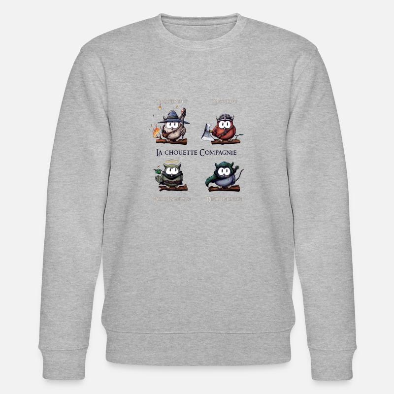 La Chouette Compagnie - Sweat bio CHANGER Stanley/Stella Unisexe - gris chiné