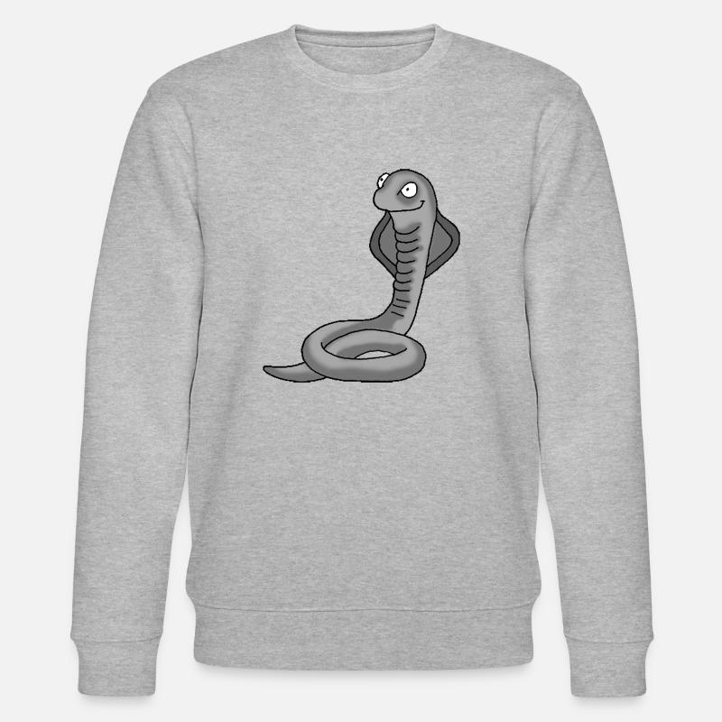 Schlange 2 - Stanley/Stella Unisex Bio-Sweatshirt CHANGER  - Grau meliert