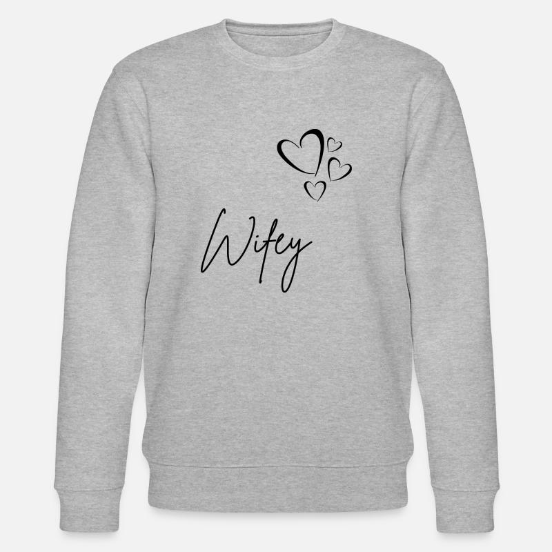 Ehefrau - Stanley/Stella Unisex Bio-Sweatshirt CHANGER  - Grau meliert