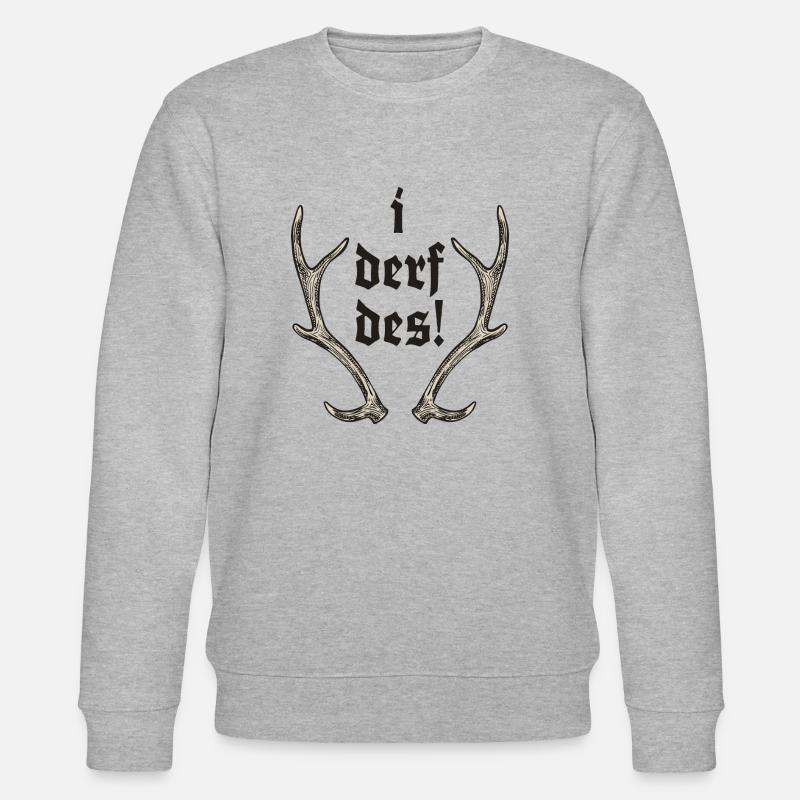 i derf des! - Stanley/Stella Unisex Bio-Sweatshirt CHANGER  - Grau meliert