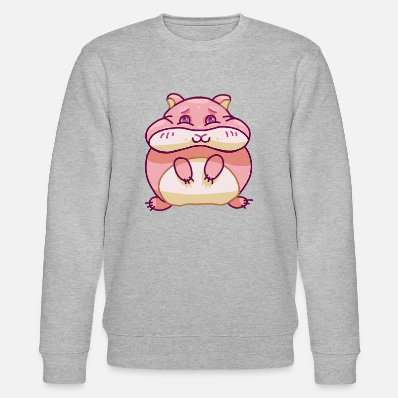 Hamster - Stanley/Stella Unisex Bio-Sweatshirt CHANGER  - Grau meliert