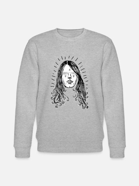 Psychedelic Rocker - Stanley/Stella Unisex Bio-Sweatshirt CHANGER - Grau meliert