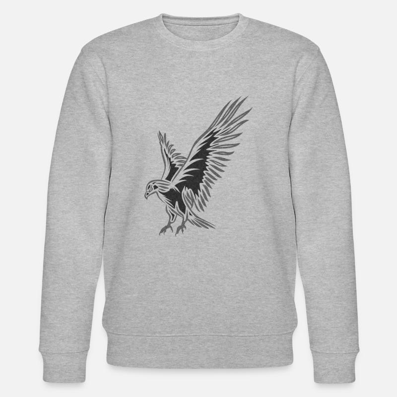 Flying Eagle - Stanley/Stella CHANGER Unisex Organic Sweatshirt - heather grey