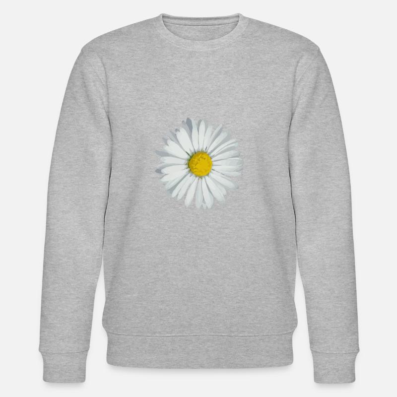 Gänseblümchen - Stanley/Stella Unisex Bio-Sweatshirt CHANGER  - Grau meliert