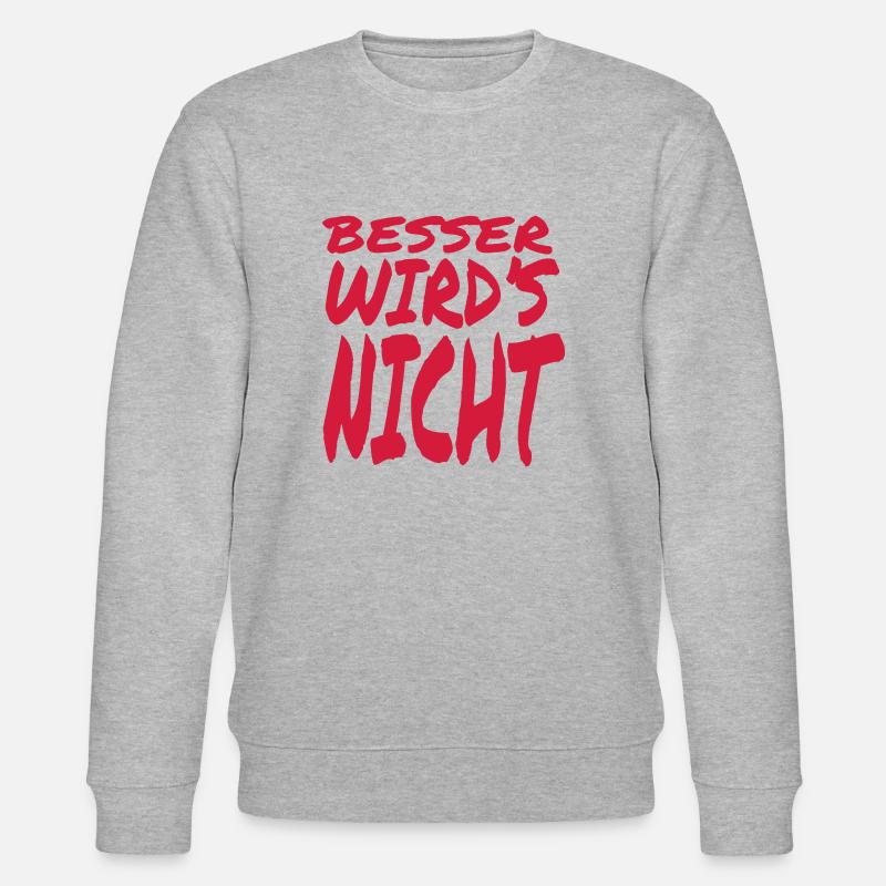Besser - Stanley/Stella Unisex Bio-Sweatshirt CHANGER  - Grau meliert