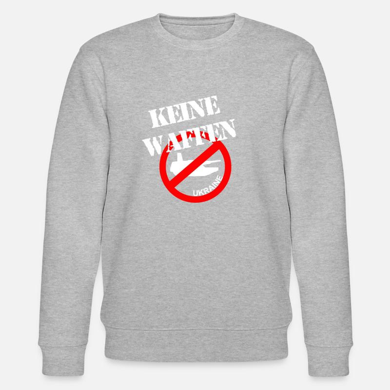 Ukraine Panzer Waffen Frieden - Stanley/Stella Unisex Bio-Sweatshirt CHANGER  - undefined