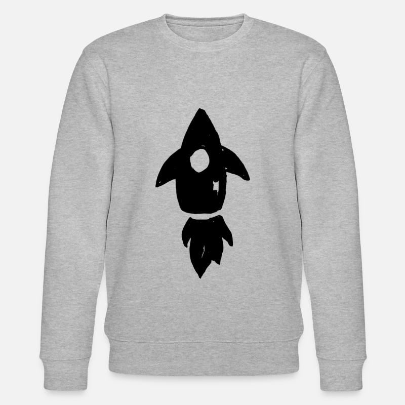 ROCKET - Stanley/Stella Unisex Bio-Sweatshirt CHANGER  - Grau meliert