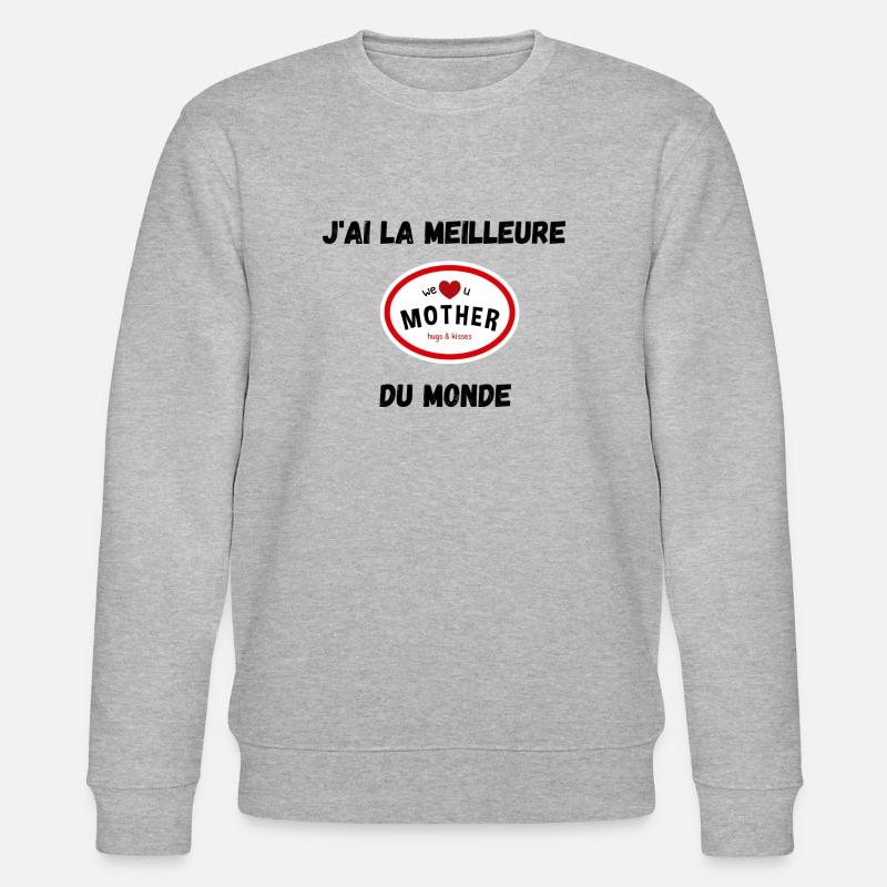 best mom - Sweat bio CHANGER Stanley/Stella Unisexe - gris chiné