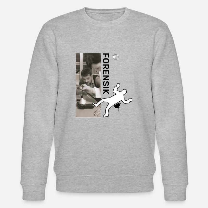 Spurensicherung - Kripo Polizei Kriminaltechnik - Stanley/Stella Unisex Bio-Sweatshirt CHANGER  - Grau meliert