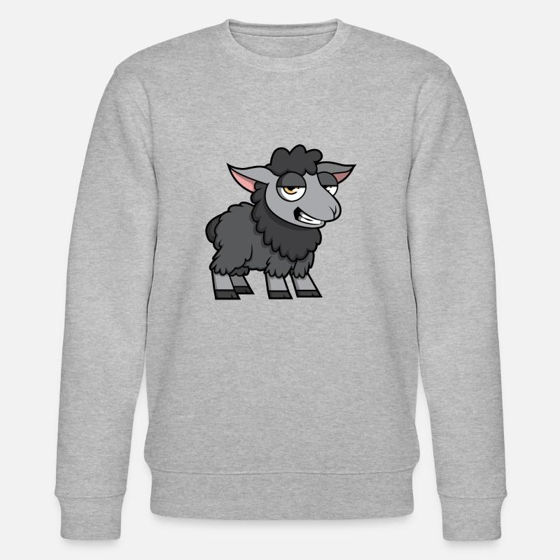 Schwarzes Schaf - Stanley/Stella Unisex Bio-Sweatshirt CHANGER  - Grau meliert