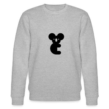 Koalabär - Stanley/Stella Unisex Bio-Sweatshirt CHANGER  - Grau meliert - Vorne - Nik (191cm) & Marisol (170cm)