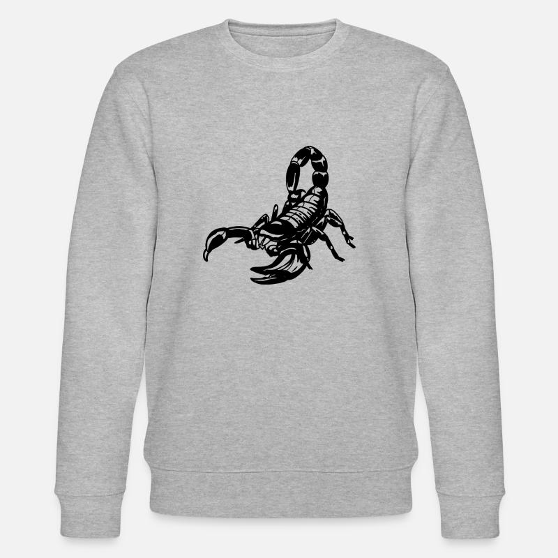SCORPION - Stanley/Stella Unisex Bio-Sweatshirt CHANGER  - Grau meliert