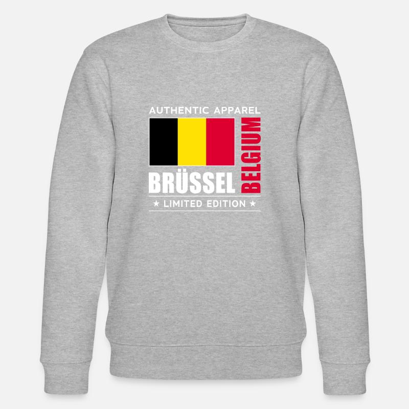 Brüssel - Stanley/Stella Unisex Bio-Sweatshirt CHANGER  - Grau meliert