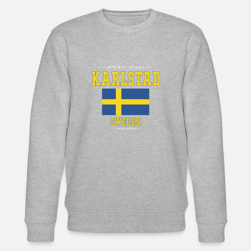 Karlstad - Stanley/Stella Unisex Bio-Sweatshirt CHANGER  - Grau meliert