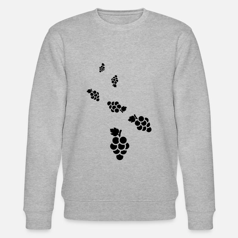 weintrauben - Stanley/Stella Unisex Bio-Sweatshirt CHANGER  - Grau meliert