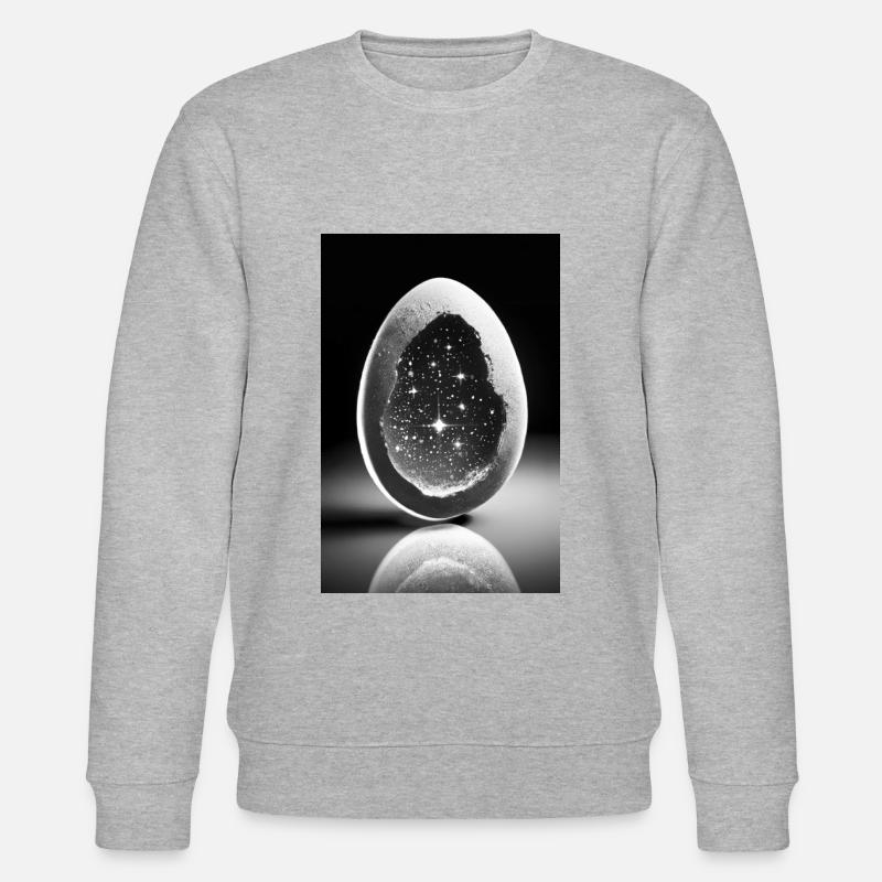 Kosmisches Ei - Stanley/Stella Unisex Bio-Sweatshirt CHANGER  - Grau meliert