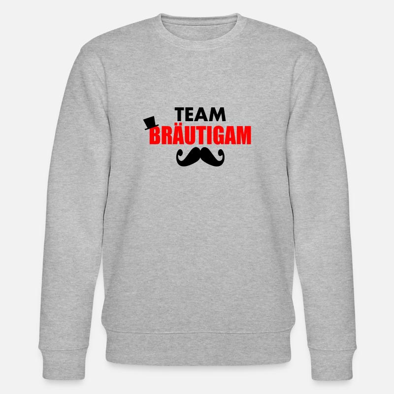 Team bräutigam - Stanley/Stella Unisex Bio-Sweatshirt CHANGER  - Grau meliert