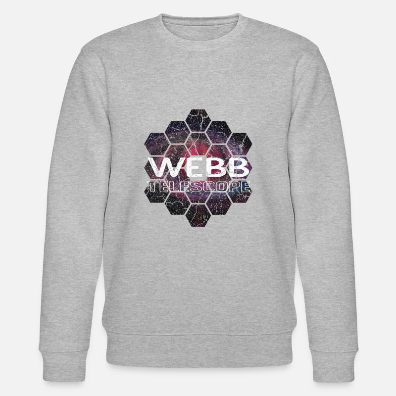 jwst Télescope spatial James Webb - Sweat bio CHANGER Stanley/Stella Unisexe - gris chiné