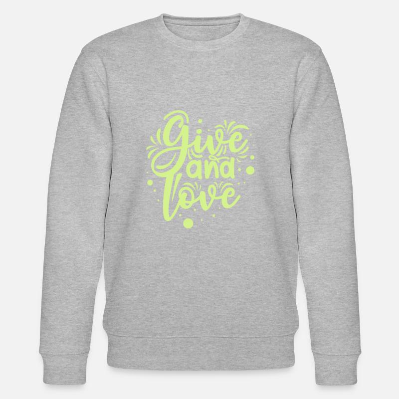 Kindness Statement Role Model Gift - Stanley/Stella CHANGER Unisex Organic Sweatshirt - heather grey