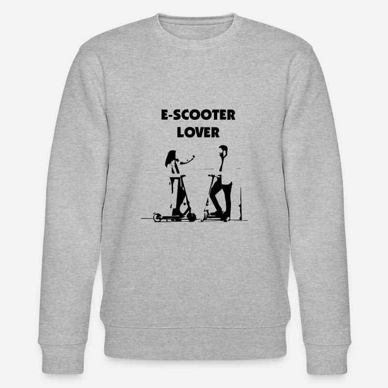 E-Scooter E-Roller Scooter - Sweat bio CHANGER Stanley/Stella Unisexe - gris chiné