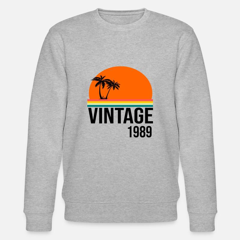 Millésime 1989 - Sweat bio CHANGER Stanley/Stella Unisexe - gris chiné