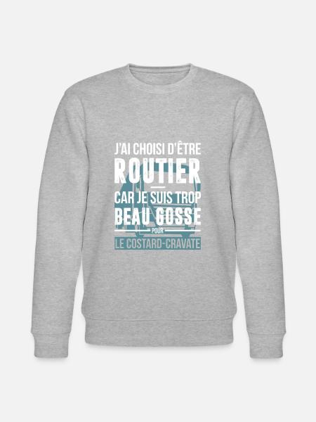 Routier beau gosse - Sweat bio CHANGER Stanley/Stella Unisexe - gris chiné