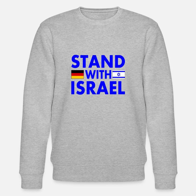 israel - Stanley/Stella Unisex Bio-Sweatshirt CHANGER  - Grau meliert