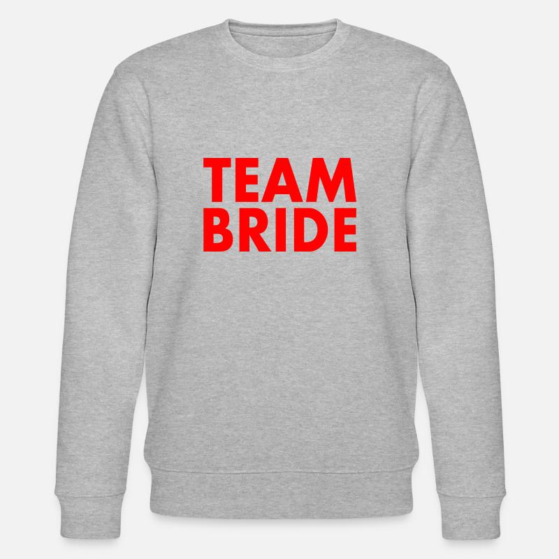 Team bride - Stanley/Stella Unisex Bio-Sweatshirt CHANGER  - Grau meliert