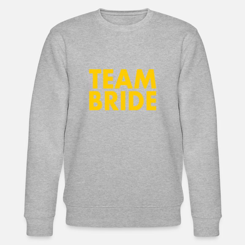 Team bride - Stanley/Stella Unisex Bio-Sweatshirt CHANGER  - Grau meliert