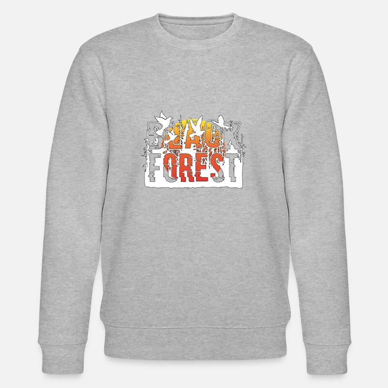 BLACK FOREST SCHWARZWALD - Stanley/Stella Unisex Bio-Sweatshirt CHANGER  - Grau meliert