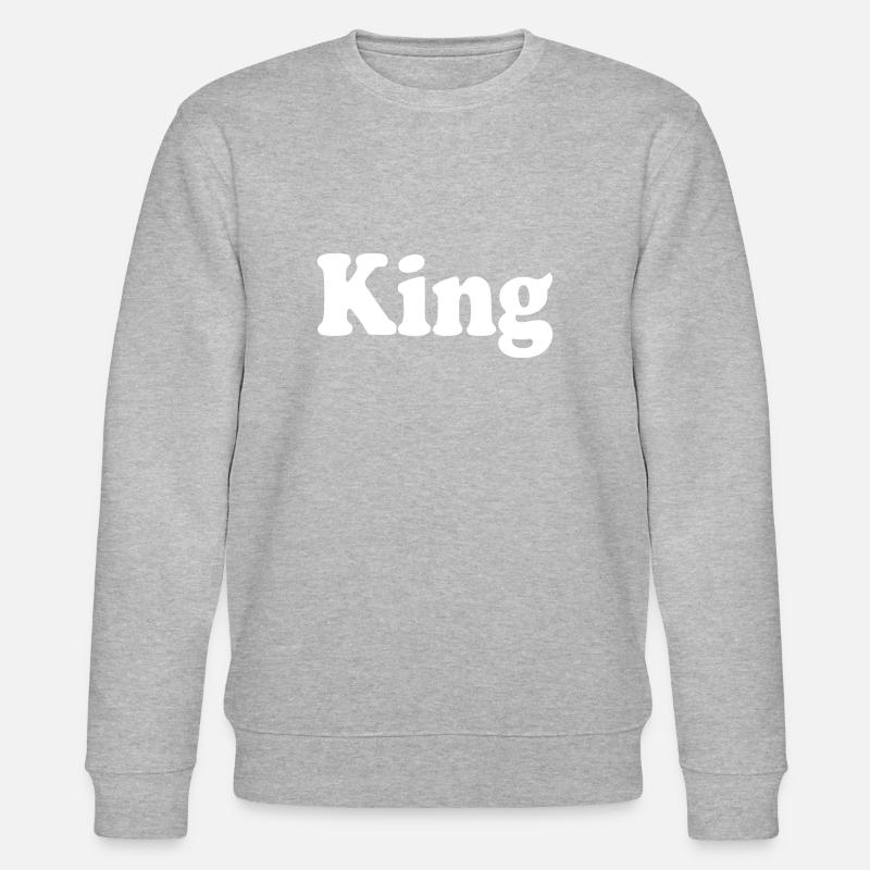 King - Sweat bio CHANGER Stanley/Stella Unisexe - gris chiné
