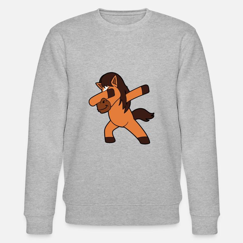 Dabbing Dab danse cheval - Sweat bio CHANGER Stanley/Stella Unisexe - gris chiné