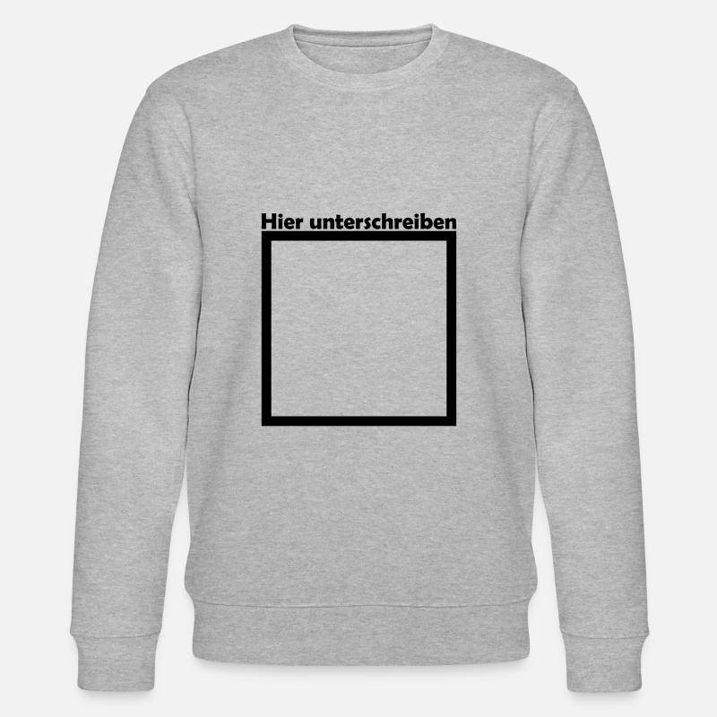 Unterschrift - Stanley/Stella Unisex Bio-Sweatshirt CHANGER  - Grau meliert