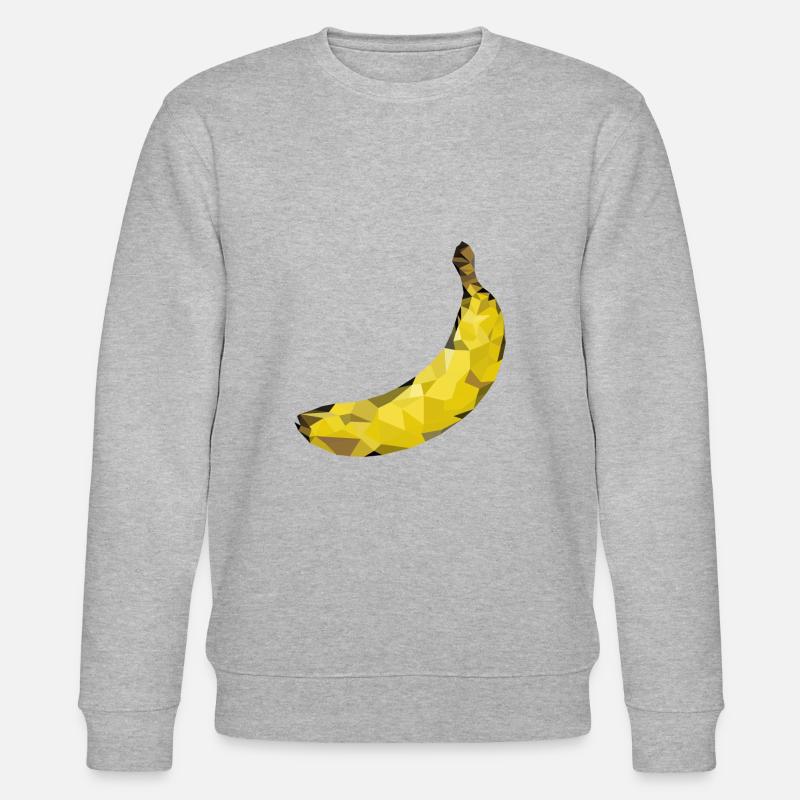 Polygone de banane - Sweat bio CHANGER Stanley/Stella Unisexe - gris chiné