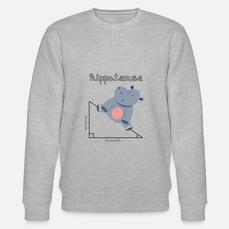 Hippotenuse - Stanley/Stella Unisex Bio-Sweatshirt CHANGER  - Grau meliert
