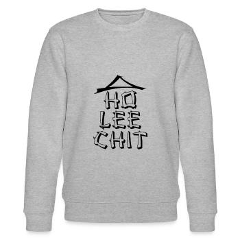 Ho Lee Chit - Stanley/Stella Unisex Bio-Sweatshirt CHANGER  - Grau meliert - Vorne - Nik (191cm) & Marisol (170cm)
