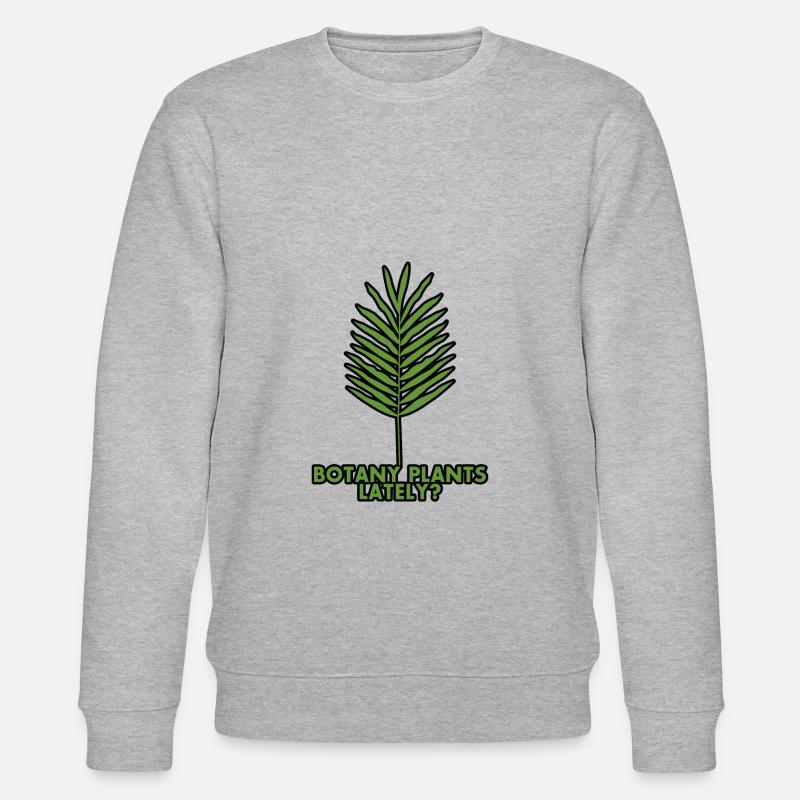 Botany Plants Lately 21 - Stanley/Stella Unisex Bio-Sweatshirt CHANGER  - Grau meliert