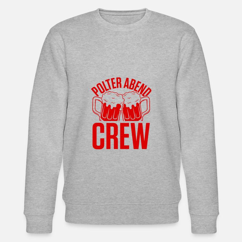 Polter Abend Crew - Stanley/Stella Unisex Bio-Sweatshirt CHANGER  - Grau meliert