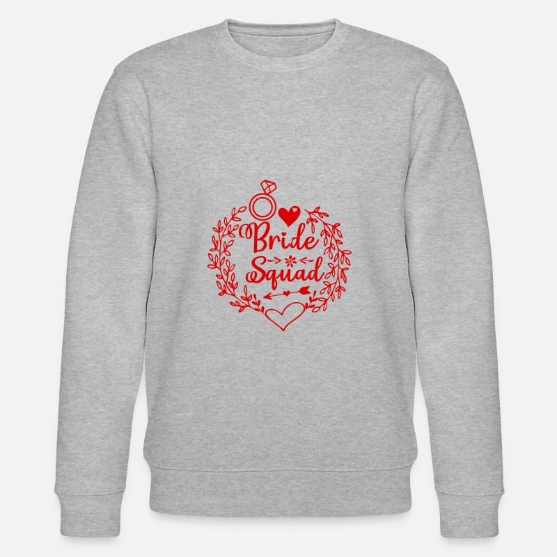 Escouade de la mariée - Sweat bio CHANGER Stanley/Stella Unisexe - gris chiné