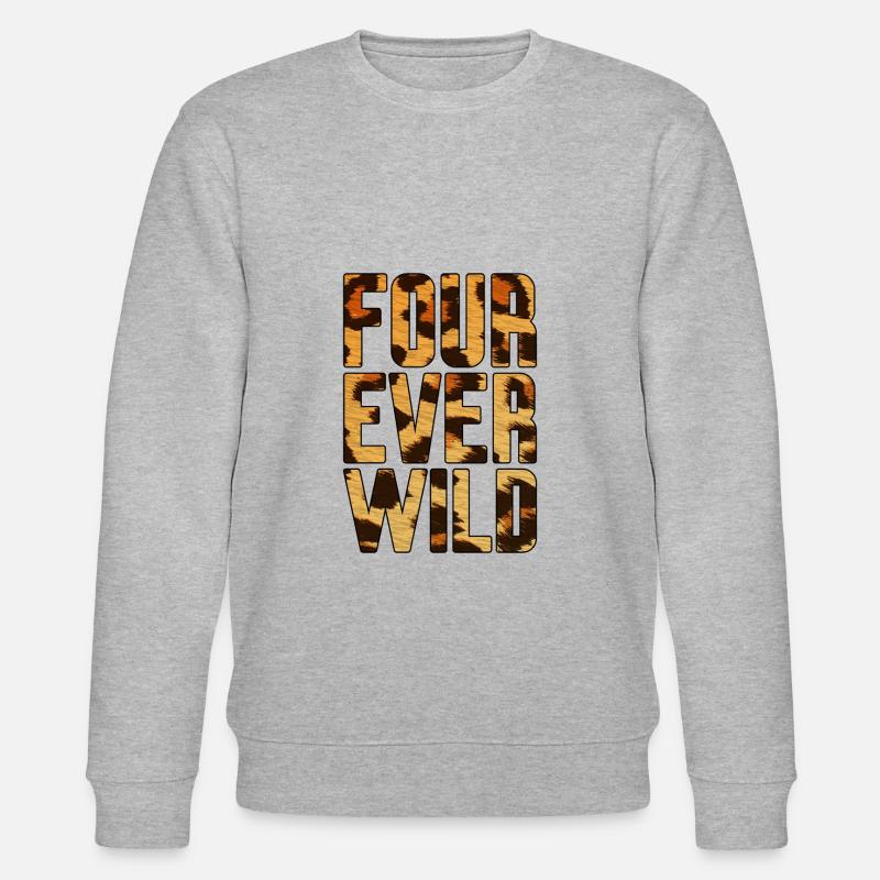 Quatre Ever Wild 27 - Sweat bio CHANGER Stanley/Stella Unisexe - gris chiné